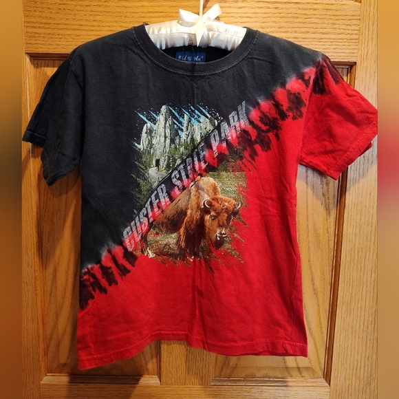 Kids M/L Custer State Park Tie-dye Tee - Picture 1 of 3